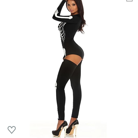 Forplay Bad to the Bone Bodysuit Skeleton Costume - Picture 3 of 3
